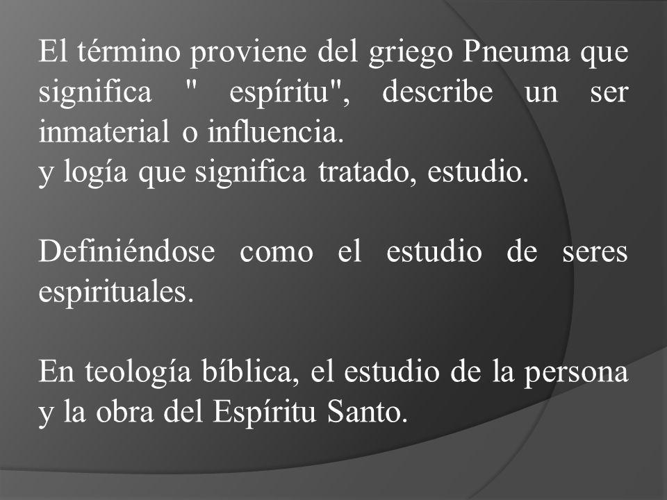 estudio de pneumatologia